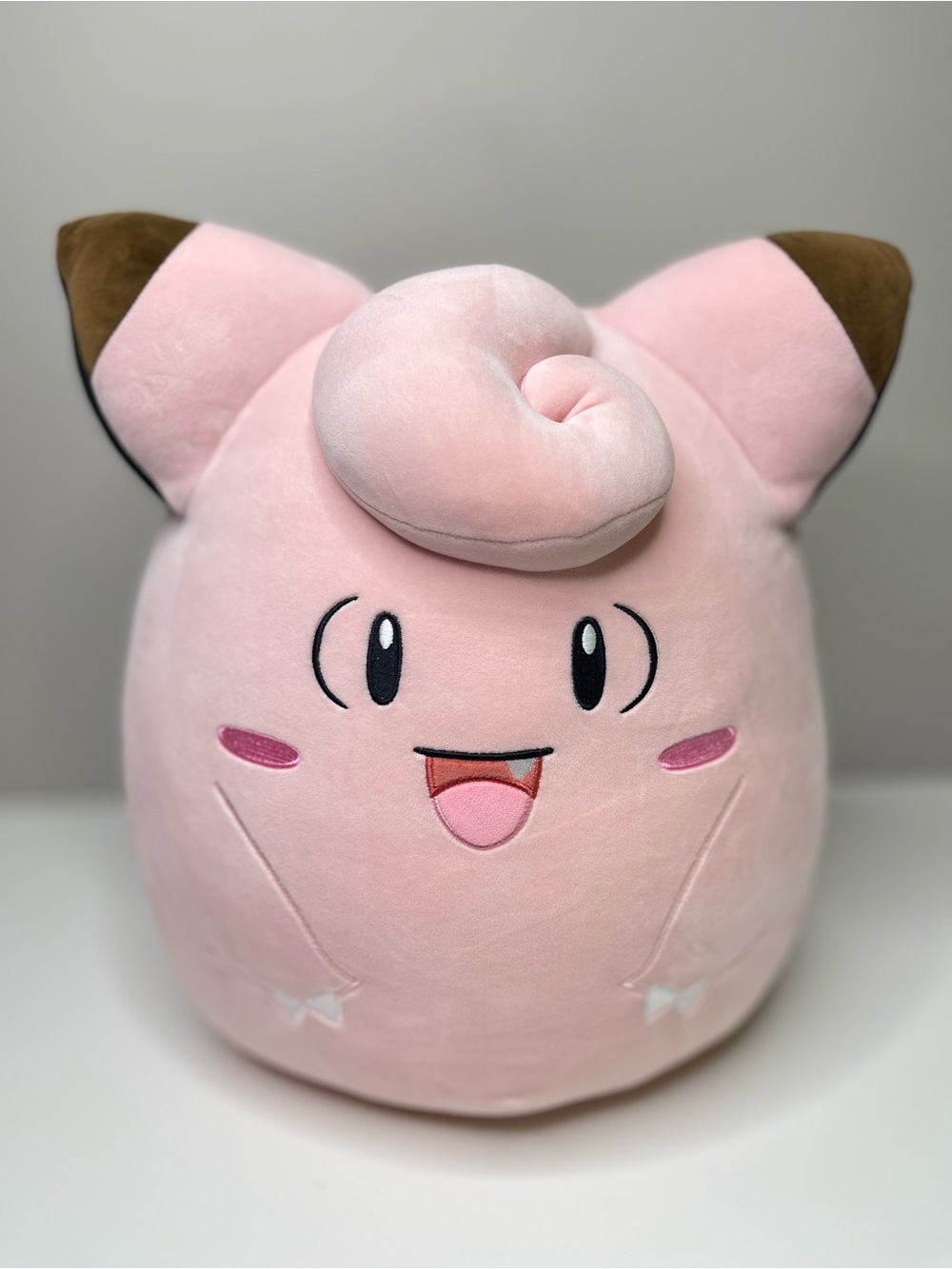 Squishmallows Pokemon Clefairy Plush Stuffed Animal Approx. 16"